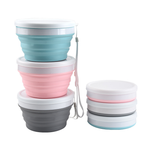 Silicone Folding Outdoor Instant Noodle Bowl/Food Storage Container