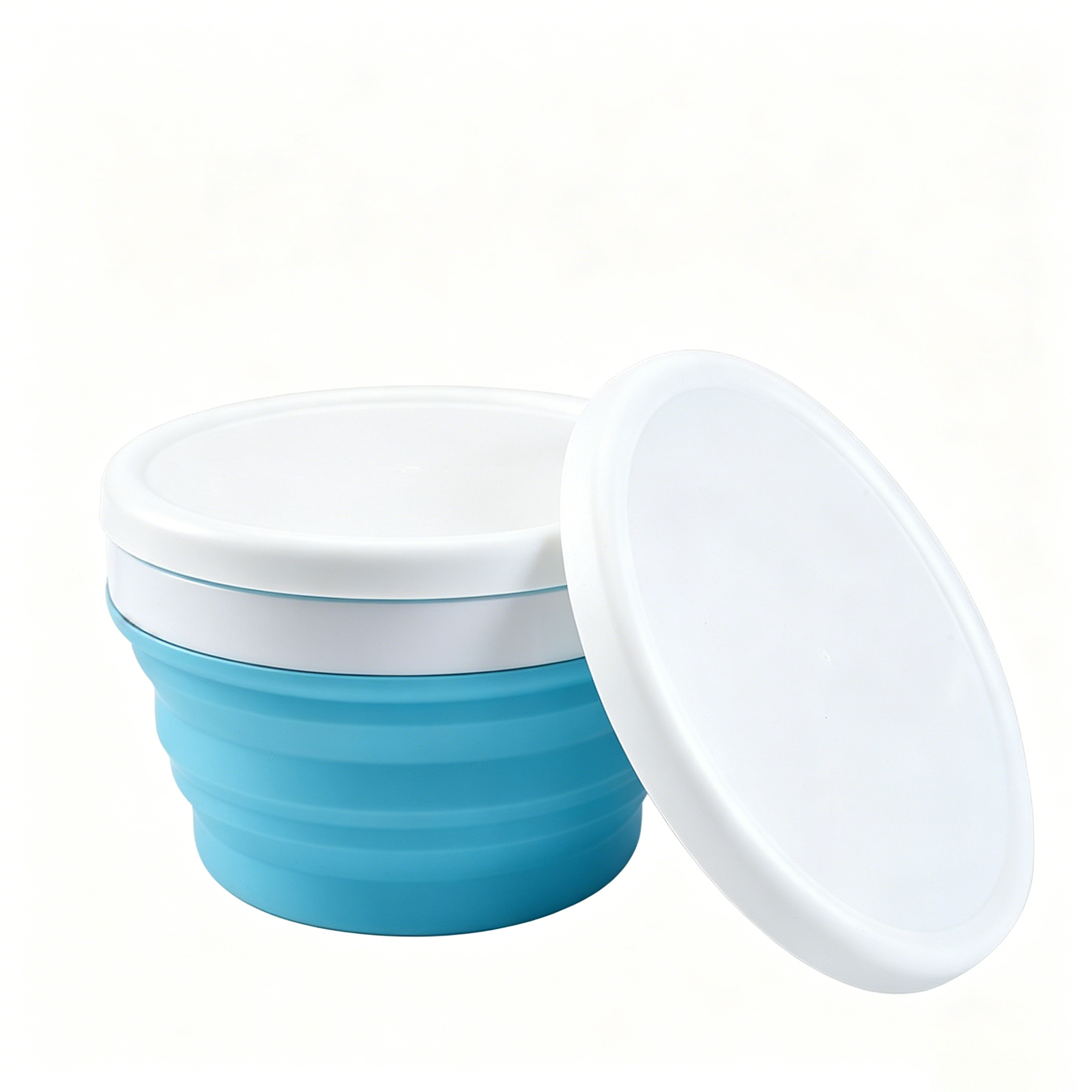 Silicone Folding Outdoor Instant Noodle Bowl/Food Storage Container