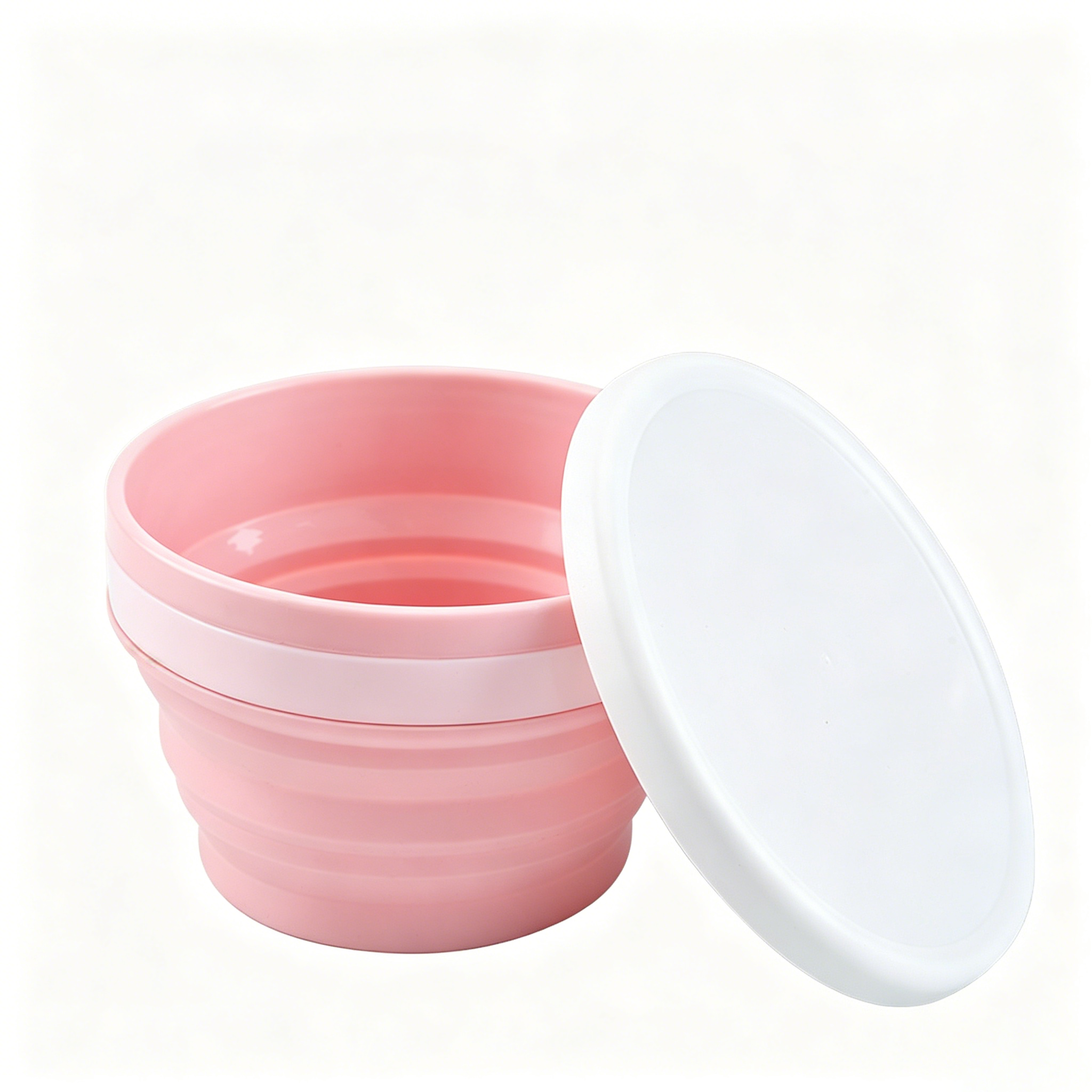 Silicone Folding Outdoor Instant Noodle Bowl/Food Storage Container