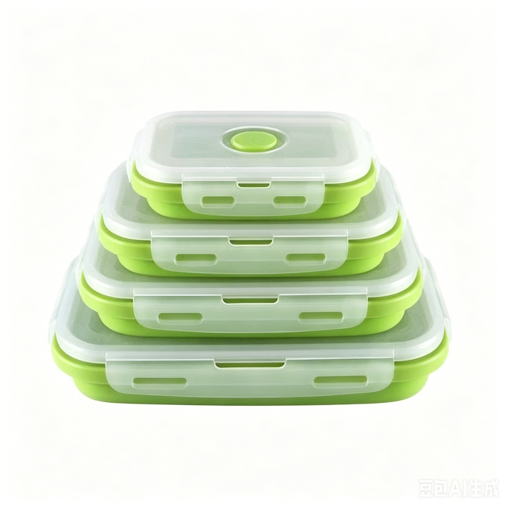 FoldFresh Silicone Bento Box