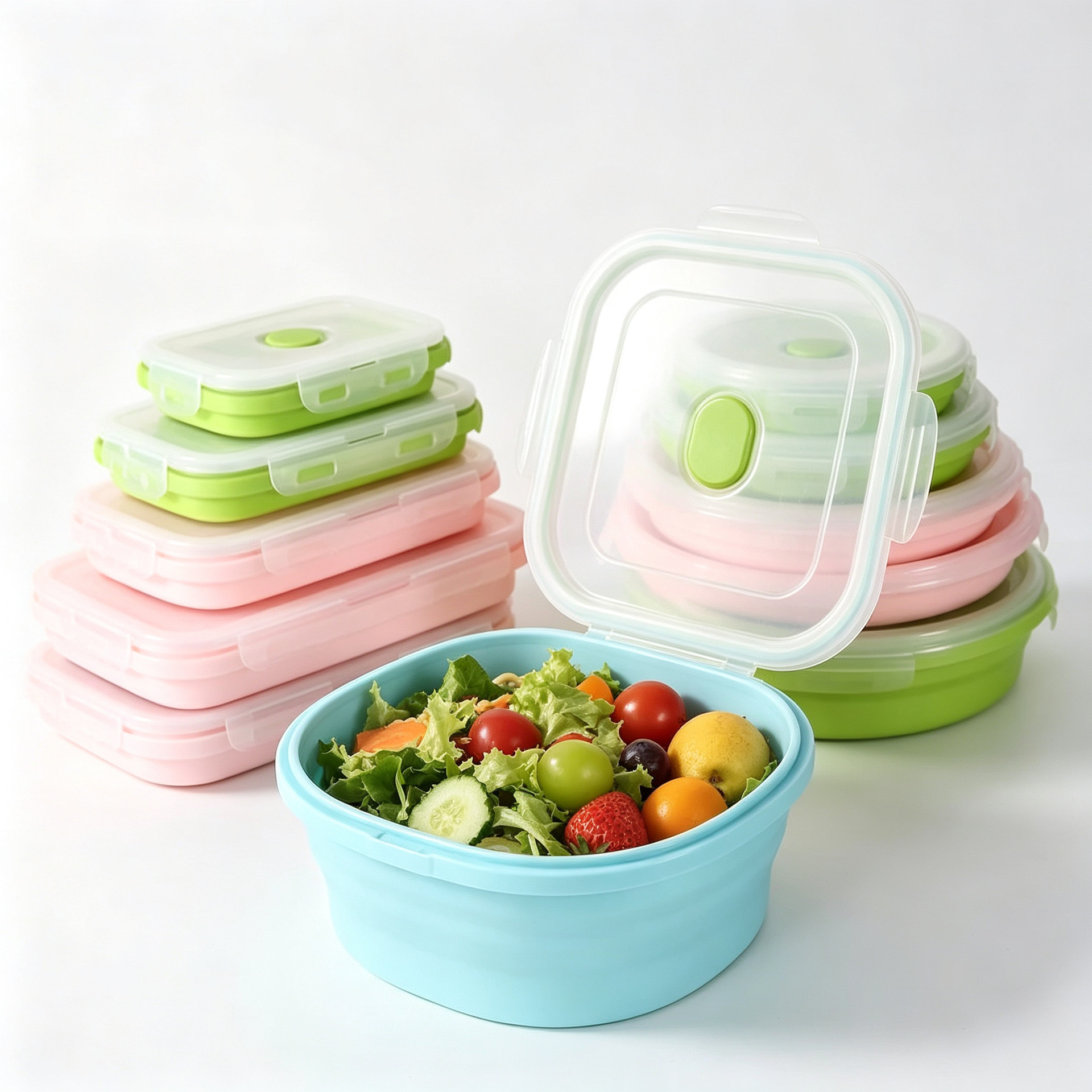 FoldFresh Silicone Bento Box