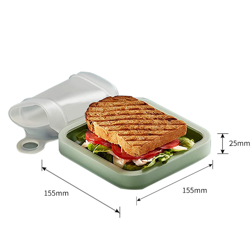 Portable sandwich toast lunch box