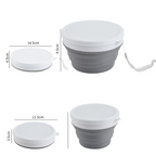 Silicone Folding Outdoor Instant Noodle Bowl/Food Storage Container